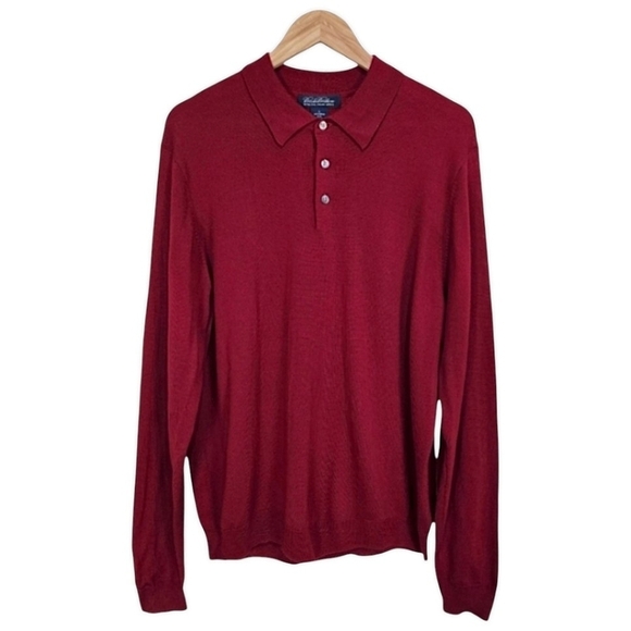 Brooks Brothers Red Crewneck Sweater - Picture 1 of 9